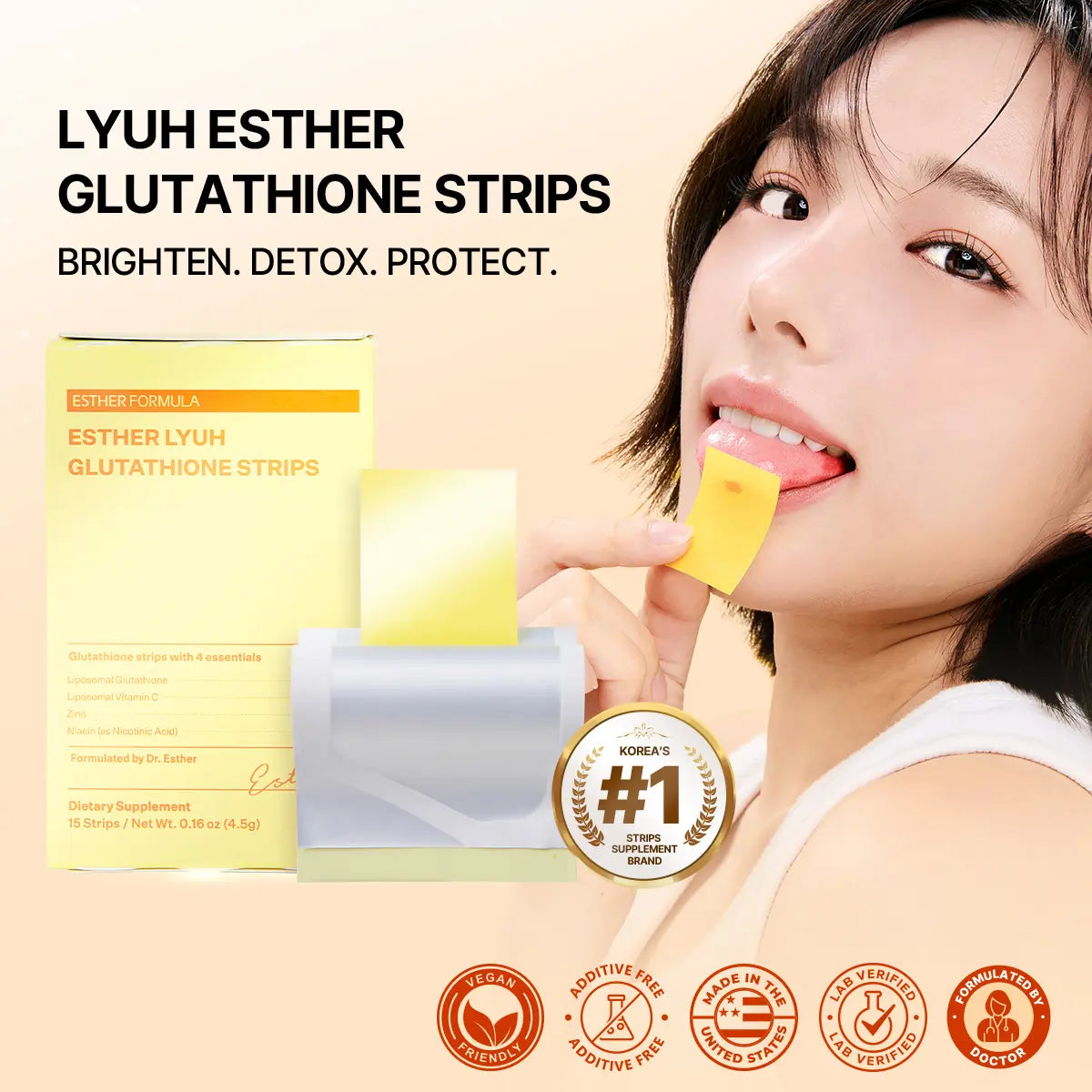 ESTHER LYUH GLUTATHIONE STRIPS (15Strips)